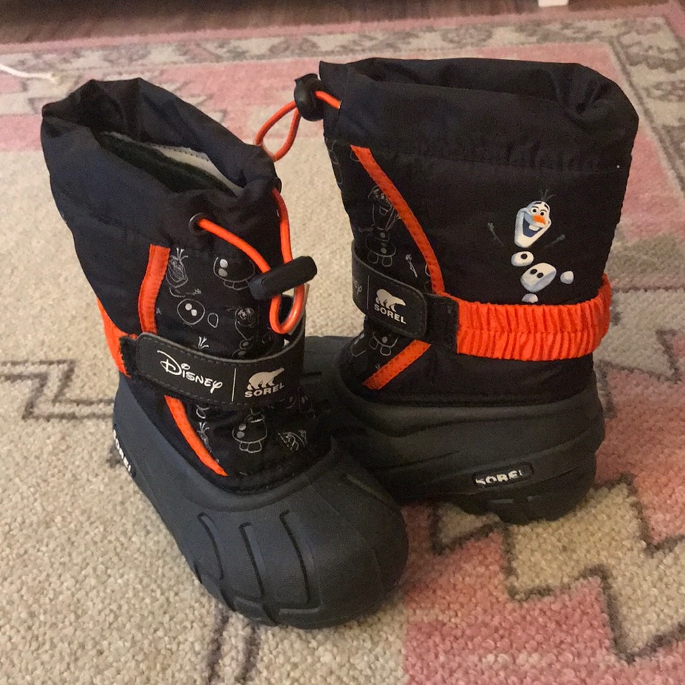 Sorel Disney Olaf Snow Boots kids size 8
